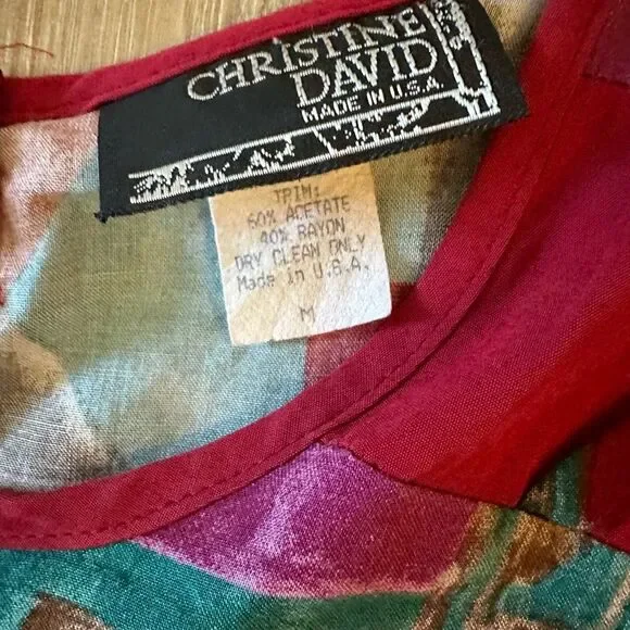 Christopher David Vintage Boho Skirt Set M - Picture 6 of 13